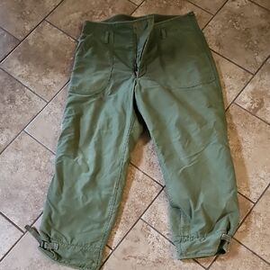 Military Cold Weather Gear Men's Green Pants